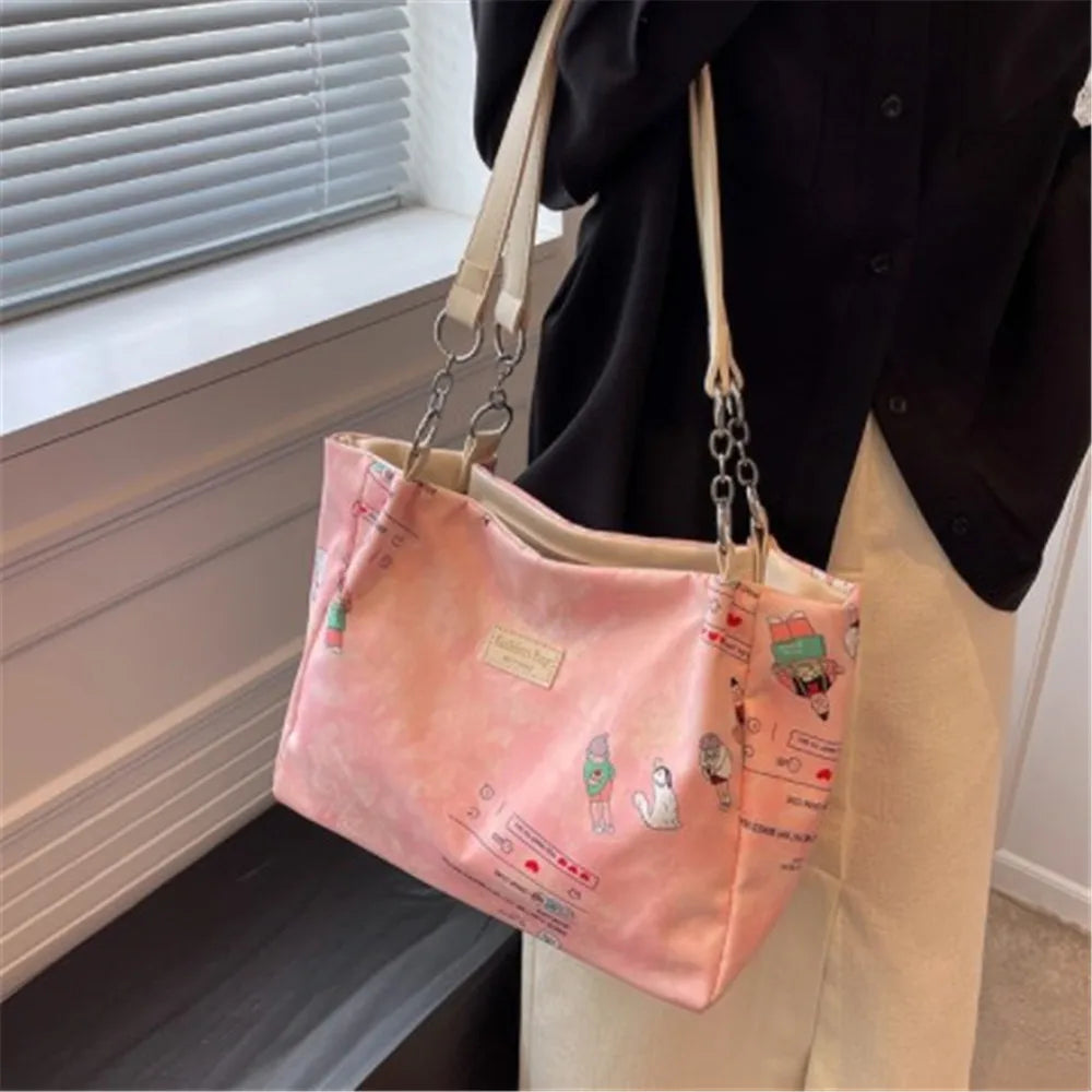 Women Shoulder Bag Large Capacity Ladies Casual Handbags Crossbody Tote Bag