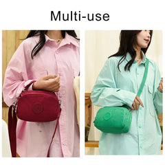 Nylon Ladies Small Crossbody Bag Vintage Messenger Bag