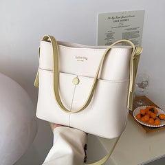 Casual PU Leather Shoulder Bag for Women