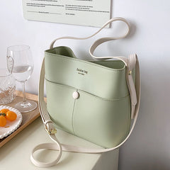 Casual PU Leather Shoulder Bag for Women