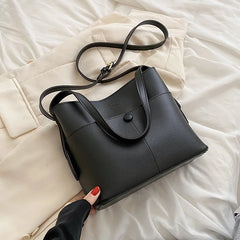 Casual PU Leather Shoulder Bag for Women