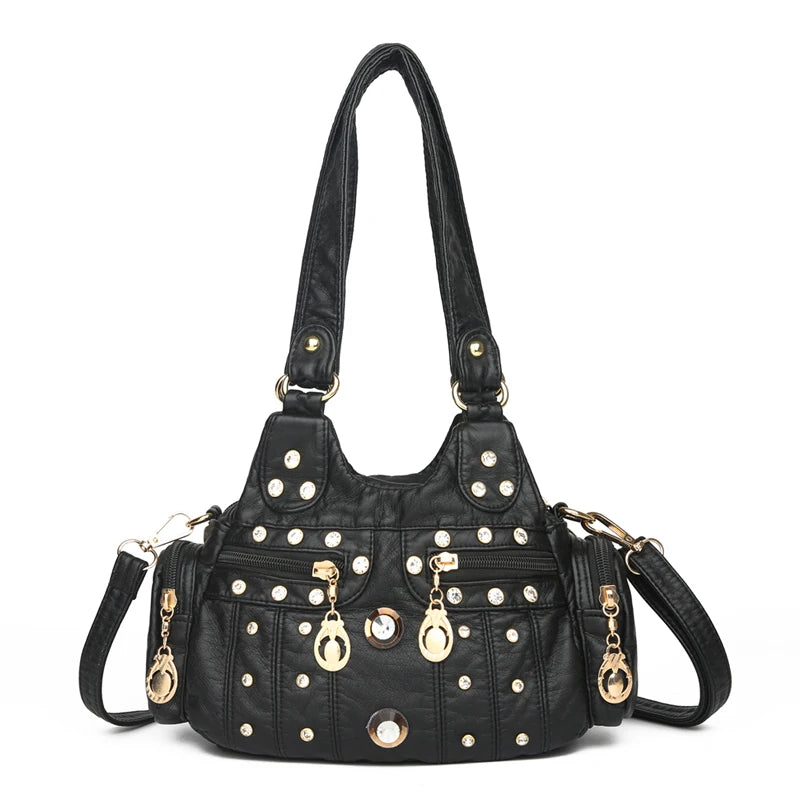 Women Shoulder bag Small PU Leather Crossbody Bag