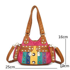 Women Shoulder bag Small PU Leather Crossbody Bag