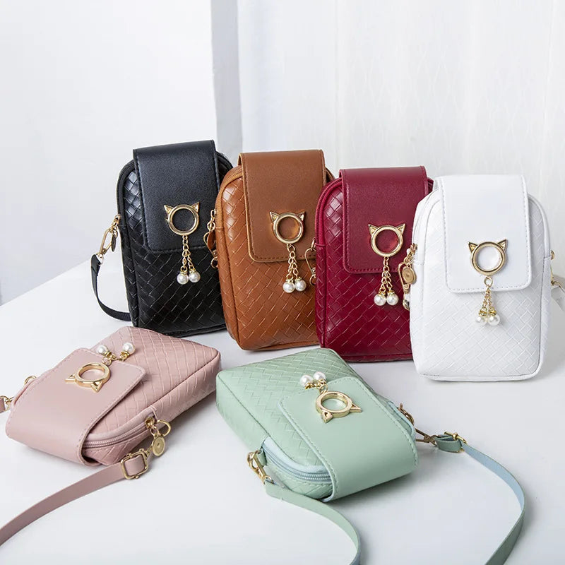 Women Shoulder Bags Large Capacity Messenger Purse Soft Leather
