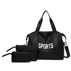 Women Sports Gym Bag Travel Bag Handbag Swimming Shoulder Messenger Compartment