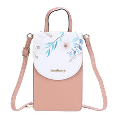 Women Touch Screen Mobile Phone Bags Female Printing Large Capacity