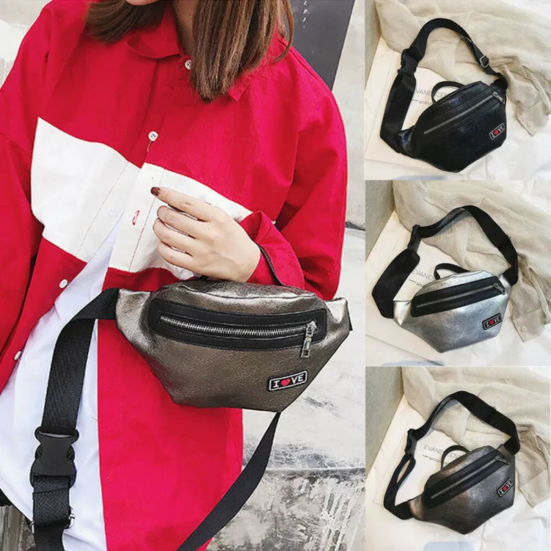 Women Waist Bag Fanny Pack Pouch Sport Belt Hip Messenger Crossbody Bag