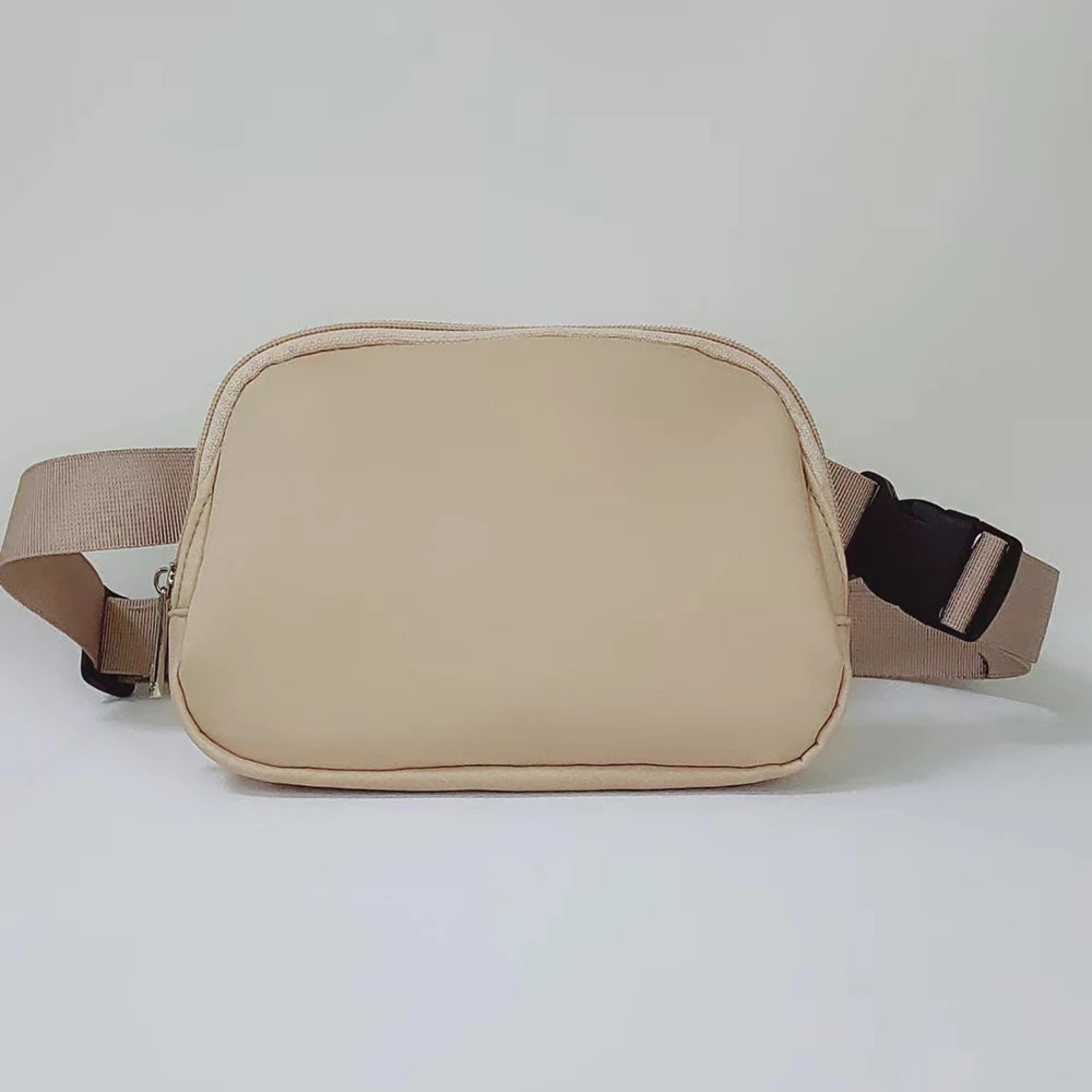 Women Waist Bag Fanny Pack Zipper Chest Bag Outdoor Sports Crossbody Bag