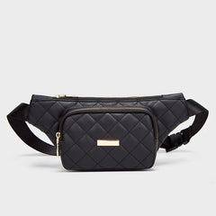 Women Waist Bag Messenger Bag Solid Chest Bag Casual Pu Waist Sling Crossbody