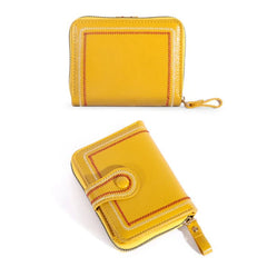 Women Wallet Oil Wax Leather Hasp Wallet Female Purses Lady Purse