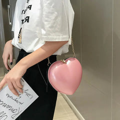 Heart-shaped Crossbody Bag Famous Bags