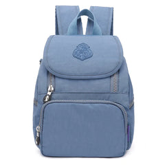 Vintage Nylon Women Backpack Teenagers Casual Daypack Small Shoulder Bag