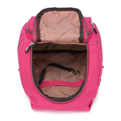 Vintage Nylon Women Backpack Teenagers Casual Daypack Small Shoulder Bag