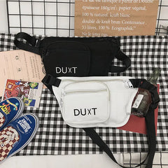 High Capacity Women Chest Bag Street Hip Hop Crossbody Bag
