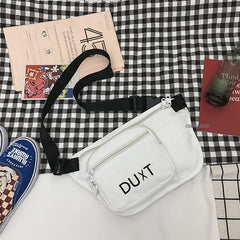 High Capacity Women Chest Bag Street Hip Hop Crossbody Bag