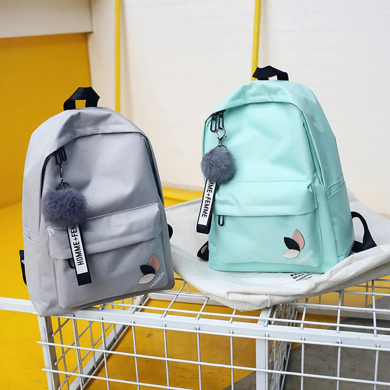Women's Backpack School bag For Girls Rucksack Waterproof Nylon Travel Bag
