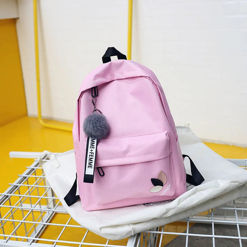 Women's Backpack School bag For Girls Rucksack Waterproof Nylon Travel Bag