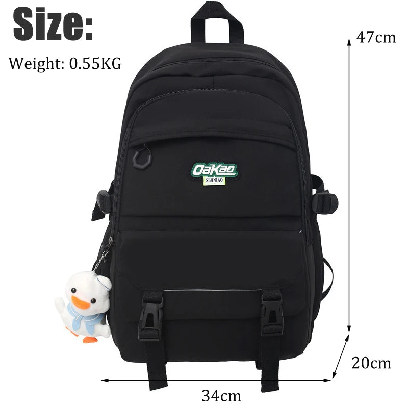 Women's Backpack Casual Travel Bag High College Schoolbag for Teenage Girl