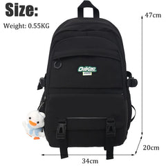 Women's Backpack Casual Travel Bag High College Schoolbag for Teenage Girl