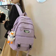 Women's Backpack Casual Travel Bag High College Schoolbag for Teenage Girl