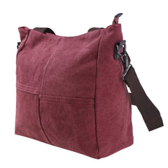 Canvas Handbag Messenger Bag Women's Shoulder Purse Female Cloth Bag