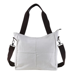 Canvas Handbag Messenger Bag Women's Shoulder Purse Female Cloth Bag