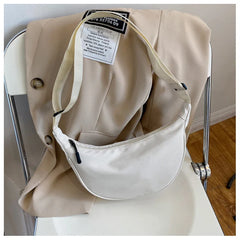 Orange Nylon Canvas Messenger Bag Women's Handbag
