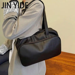 Large Capacity Business PU Leather Shoulder Travel Handbags for Women