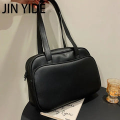Large Capacity Business PU Leather Shoulder Travel Handbags for Women