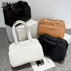 Large Capacity Business PU Leather Shoulder Travel Handbags for Women