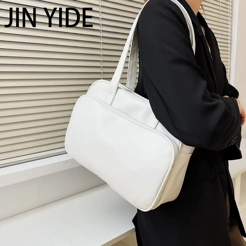 Large Capacity Business PU Leather Shoulder Travel Handbags for Women