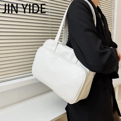 Large Capacity Business PU Leather Shoulder Travel Handbags for Women