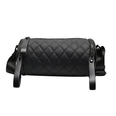 Women's Rhombus Crossbody Shoulder Bag Nylon Anti-bag Round Bucket Messenger