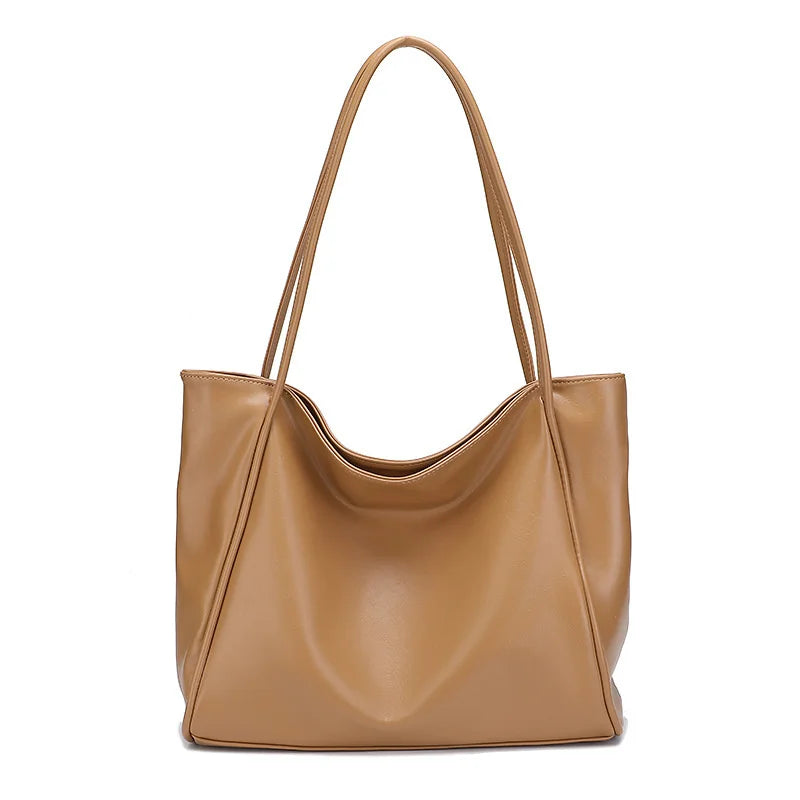 Soft PU Leather Women Shoulder Bag Handbags Casual Crossbody Bags Tote Bag