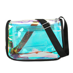 Women's PVC Transparent Shoulder Bag Messenger Wild Handbag