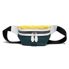 Women's Canvas Waist Bag Hip Wallet Banana Bag Crossbody Chest Belt Bags
