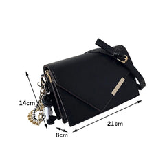 Women's Square Shoulder Bags With Chain High Retro Messenger Travel Bags