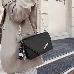 Women's Square Shoulder Bags With Chain High Retro Messenger Travel Bags