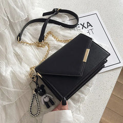Women's Square Shoulder Bags With Chain High Retro Messenger Travel Bags