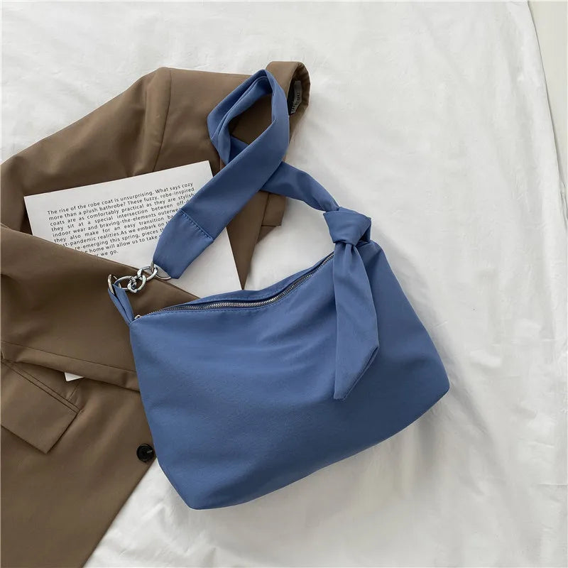 Retro PU Leather Shoulder Bag Casual Women Hobos Handbags