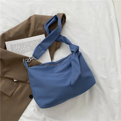 Retro PU Leather Shoulder Bag Casual Women Hobos Handbags