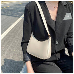 Retro PU Leather Shoulder Bag Casual Hobos Handbags