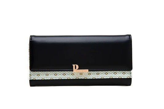 Women's Buckle Long Wallet Handbag Large Capacity Wallet