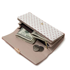 Women's Buckle Long Wallet Handbag Large Capacity Wallet