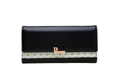 Women's Buckle Long Wallet Handbag Large Capacity Wallet