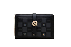 Women's Small Fresh Print Zipper Buckle Wallet