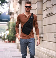 Oxford Chest Bag Crossbody Shoulder Backpack Casual Waist Pack