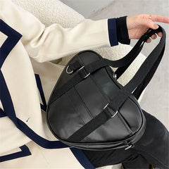 Women's Heart Shaped Shoulder Bag PU Leather Crossbody Tote Handbags