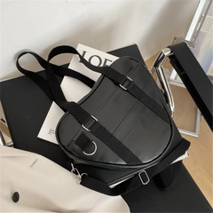 Women's Heart Shaped Shoulder Bag PU Leather Crossbody Tote Handbags