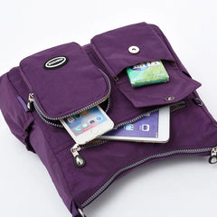 Women's Nylon CrossBody Bag Large Capacity Travel Handbag